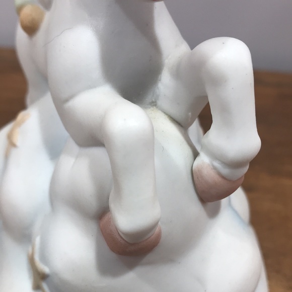 4/$20 Vintage 80’s Unicorn With Teddy Bears On Cloud Nursery Music Box - Picture 10 of 12